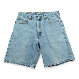 Vintage Levis 550 Shorts Mens 34 Light Wash Cotton Denim Jean Relaxed Fit Y2K